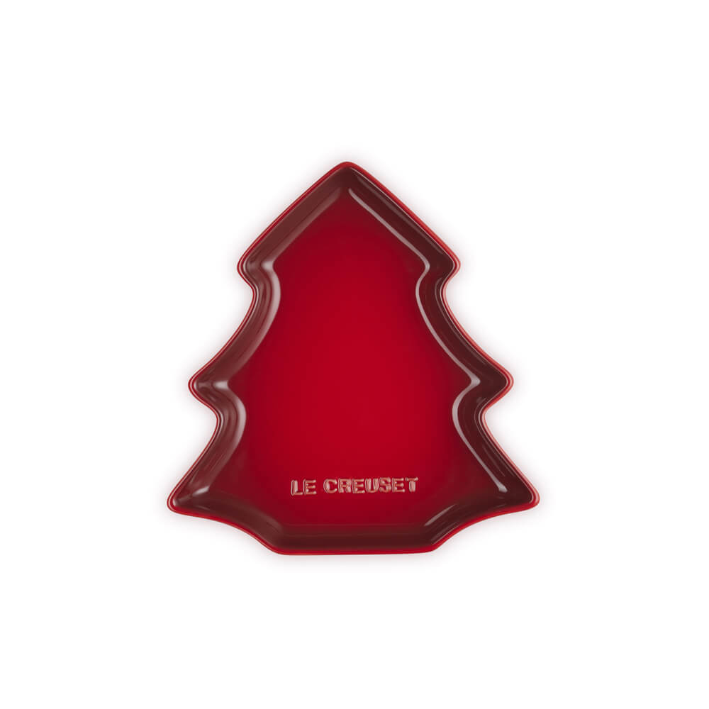 Le Creuset Stoneware Christmas Tree Plate 19cm